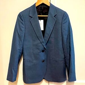 Beautiful Paul Smith Cotton Blue Blazer Womens Sport Suit Coat Size 4 (40 IT)